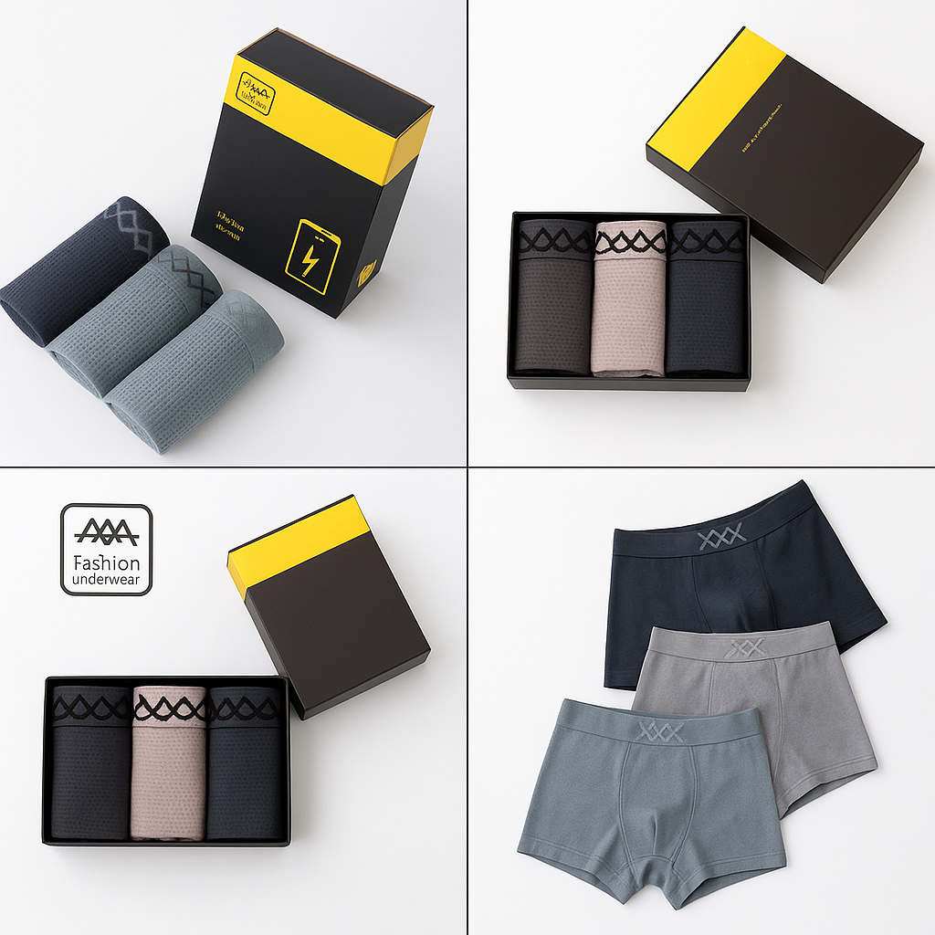 Men Magic Magnetic 5D Pant Boxer 3 Pieces